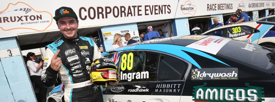 Tom Ingram BTCC Pole at Thruxton 2016