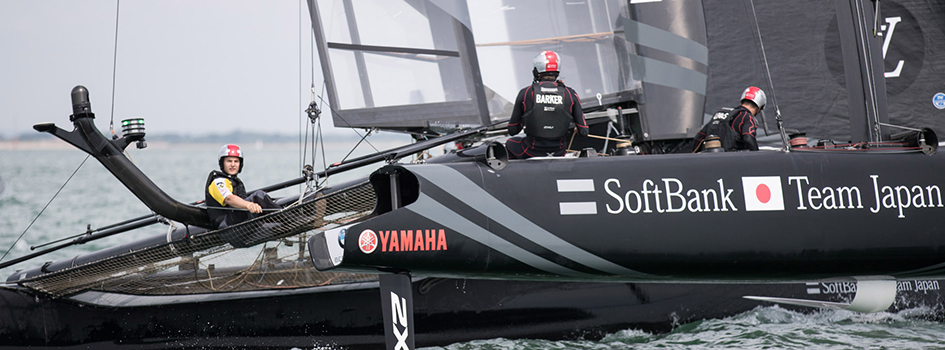 James on Team Japan Amercia's Cup Yacht