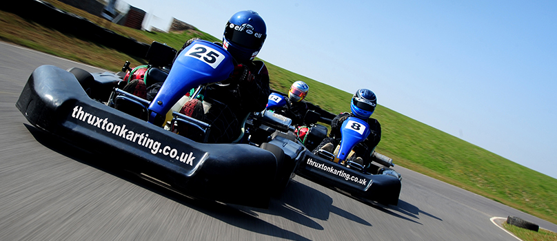 Photo of people karting at Thruxton